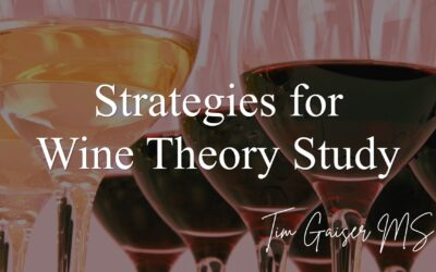 Suggested Strategies for Wine Theory Study
